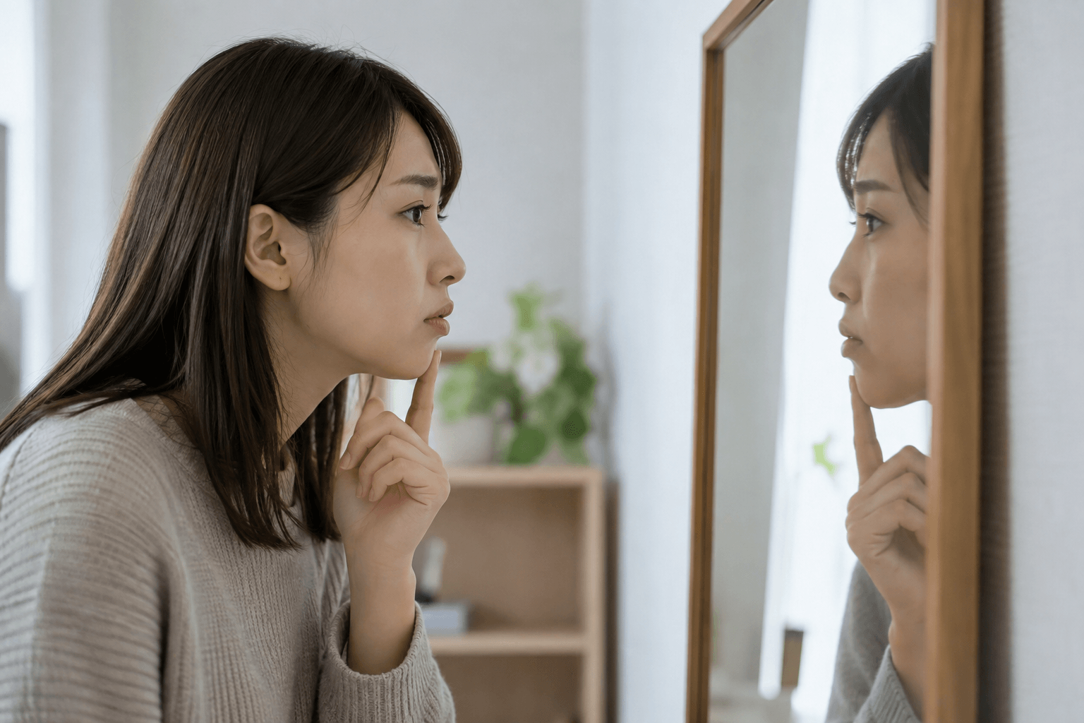 マウスピース矯正では治りにくい口ゴボをイメージした写真