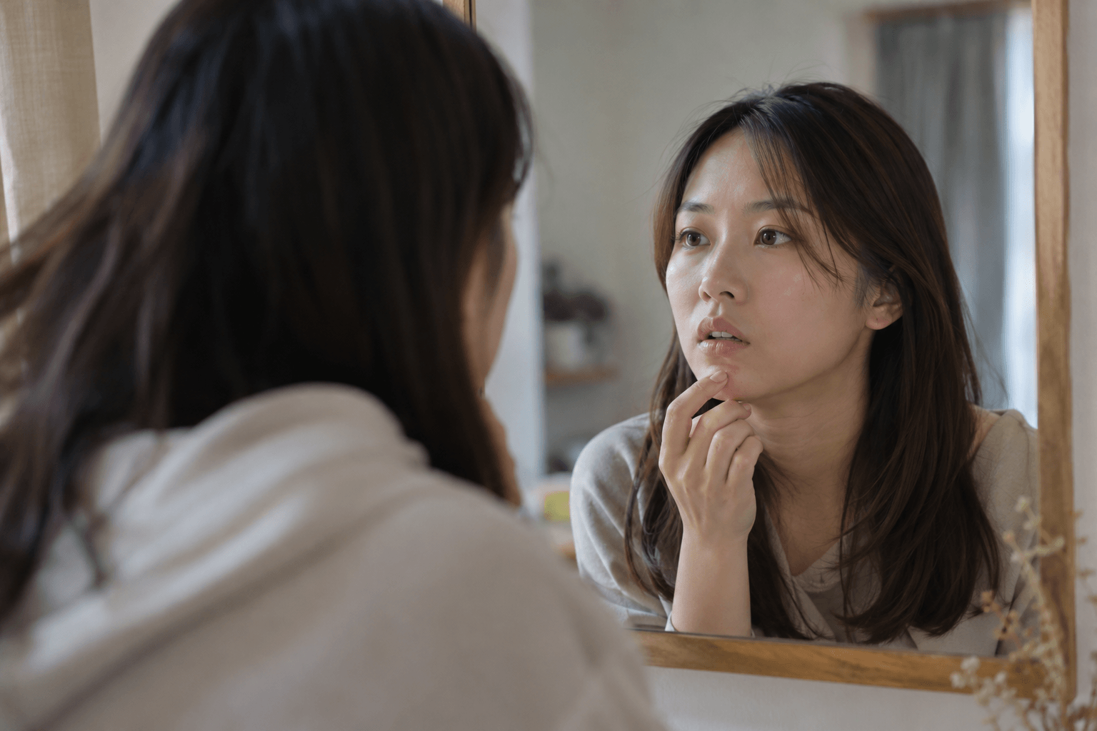 口ゴボを放置した場合の影響をイメージした写真